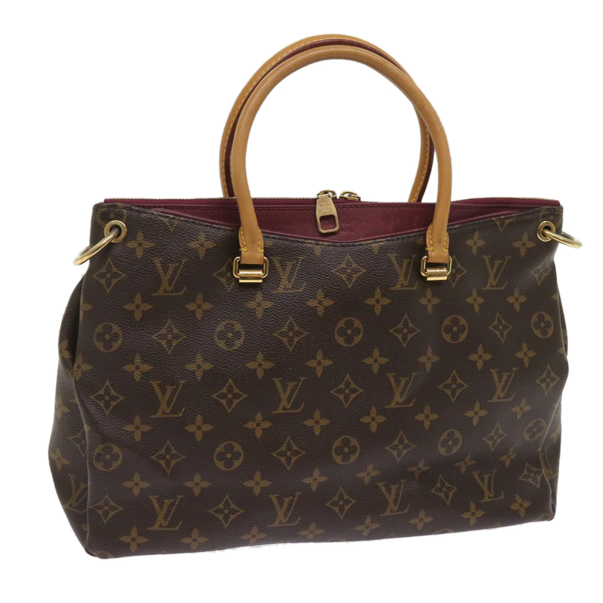 LOUIS VUITTON Monogram Pallas Hand Bag M40466 LV Auth ep3126