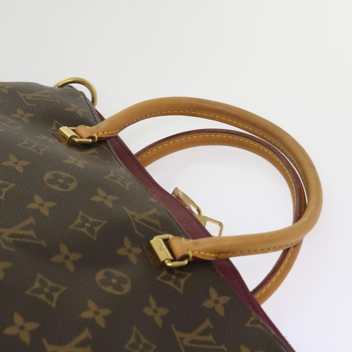 LOUIS VUITTON Monogram Pallas Hand Bag M40466 LV Auth ep3126