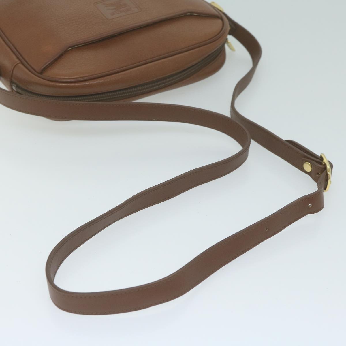 Burberrys Shoulder Bag Leather Brown Auth ep3133