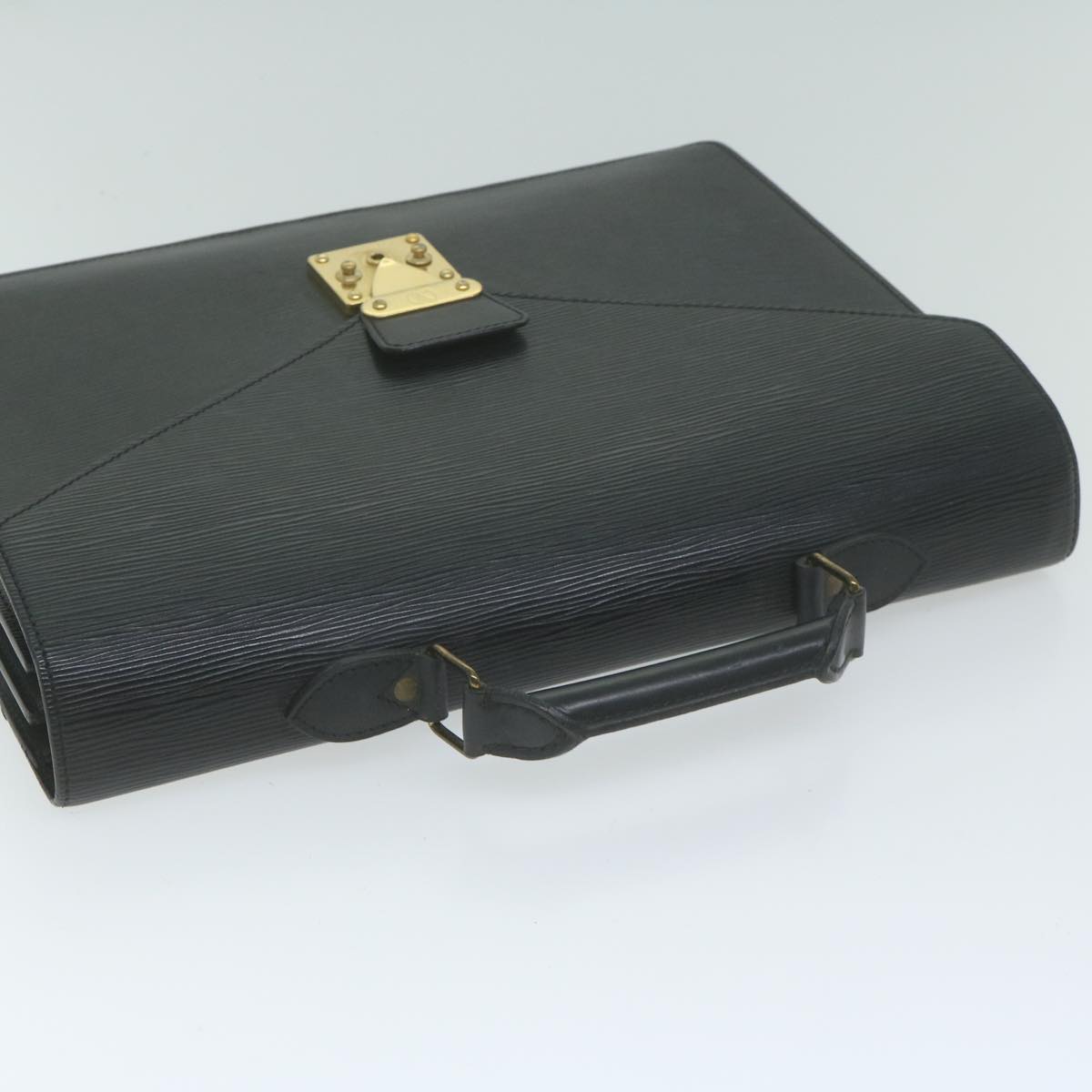 LOUIS VUITTON Epi Serviette Conseiller Briefcase Black M54422 LV Auth ep3147