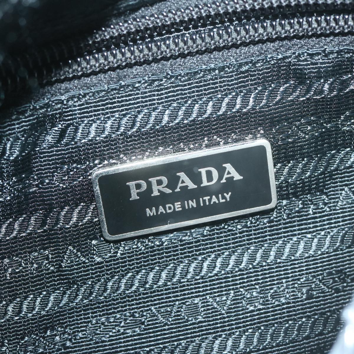 PRADA Shoulder Bag Nylon Black Auth ep3155