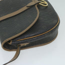 Christian Dior Honeycomb Canvas Shoulder Bag PVC Black Auth ep3157-5