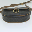 Christian Dior Honeycomb Canvas Shoulder Bag PVC Black Auth ep3157-9