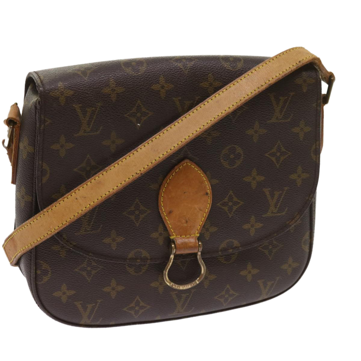 LOUIS VUITTON Monogram Saint Cloud GM Shoulder Bag M51242 LV Auth ep3164