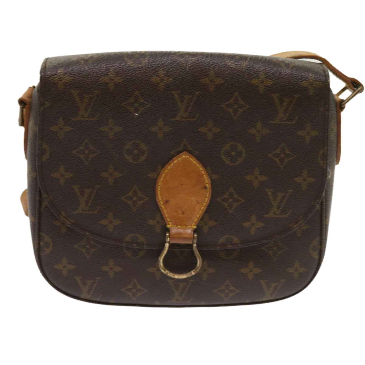 LOUIS VUITTON Monogram Saint Cloud GM Shoulder Bag M51242 LV Auth ep3164