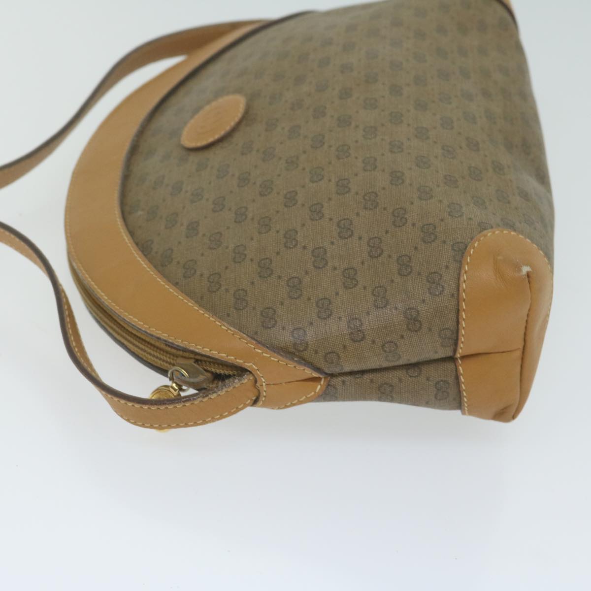 GUCCI Micro GG Supreme Shoulder Bag PVC Beige 007 115 0083 Auth ep3177