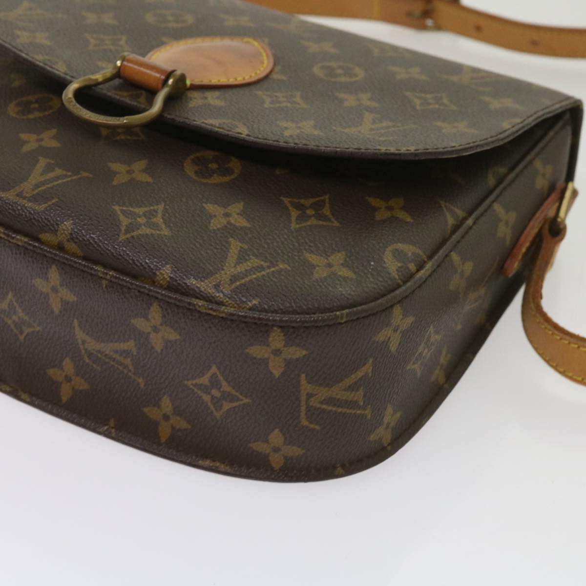 LOUIS VUITTON Monogram Saint Cloud GM Shoulder Bag M51242 LV Auth ep3183