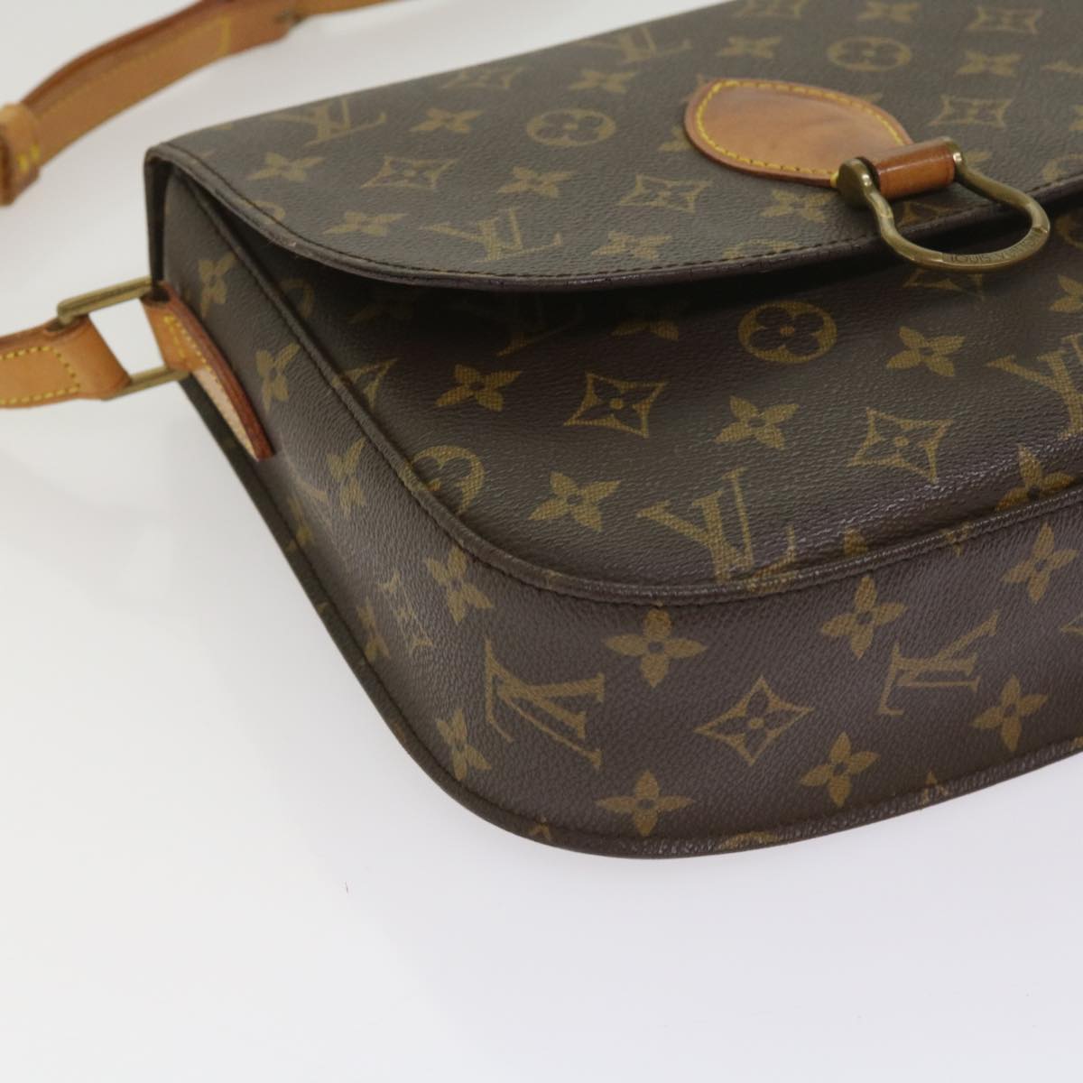 LOUIS VUITTON Monogram Saint Cloud GM Shoulder Bag M51242 LV Auth ep3183