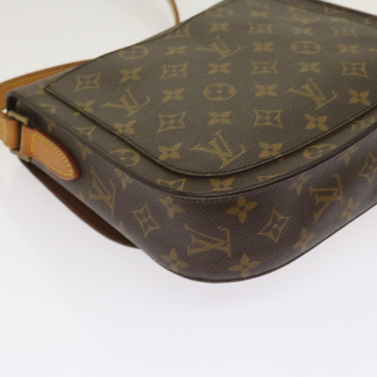 LOUIS VUITTON Monogram Saint Cloud GM Shoulder Bag M51242 LV Auth ep3183