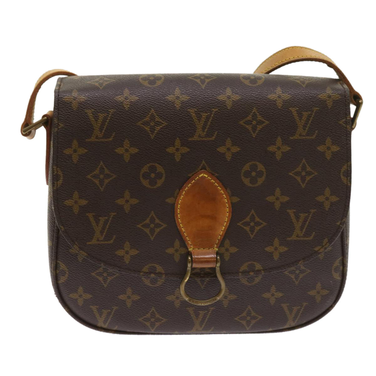 LOUIS VUITTON Monogram Saint Cloud GM Shoulder Bag M51242 LV Auth ep3183 - 0