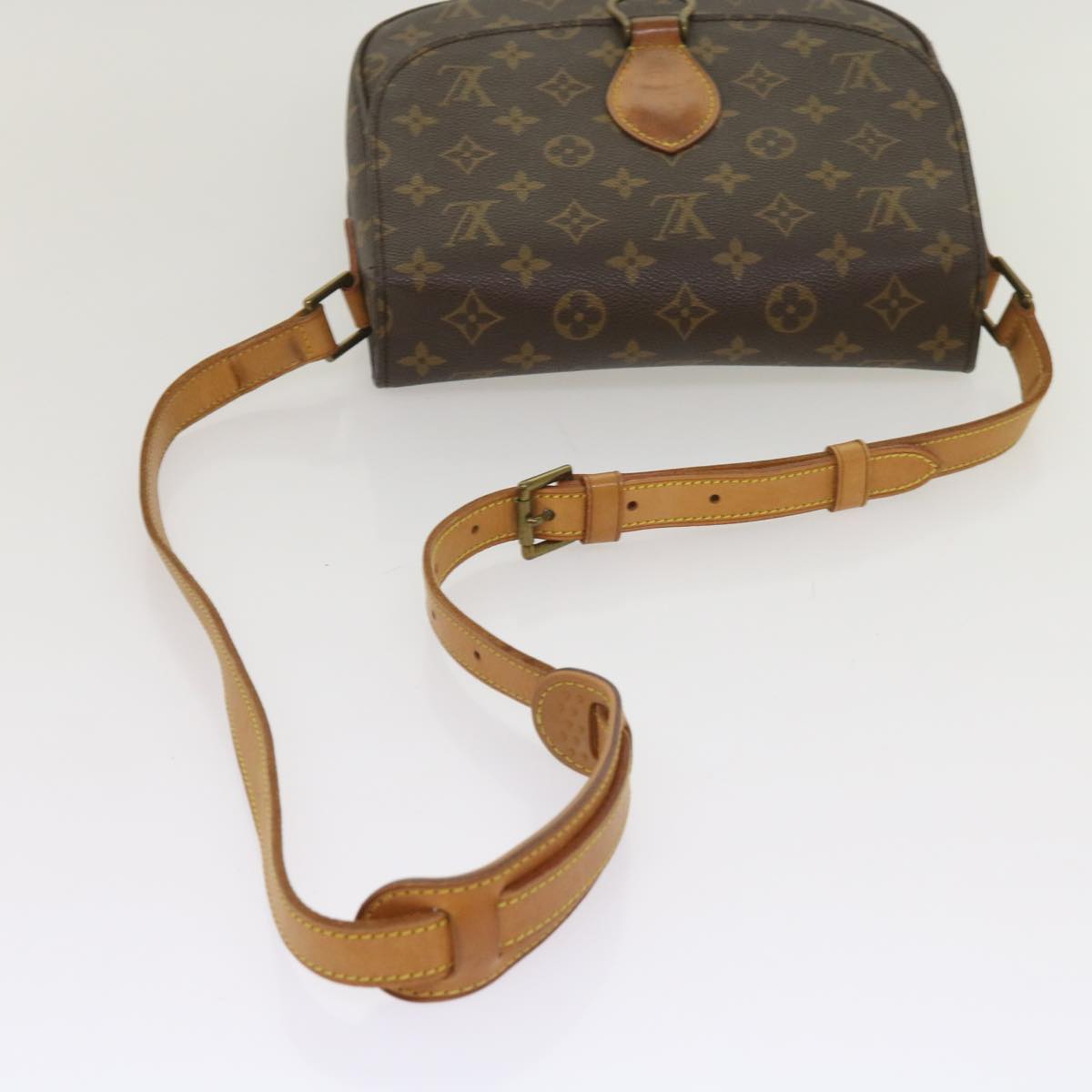 LOUIS VUITTON Monogram Saint Cloud GM Shoulder Bag M51242 LV Auth ep3183