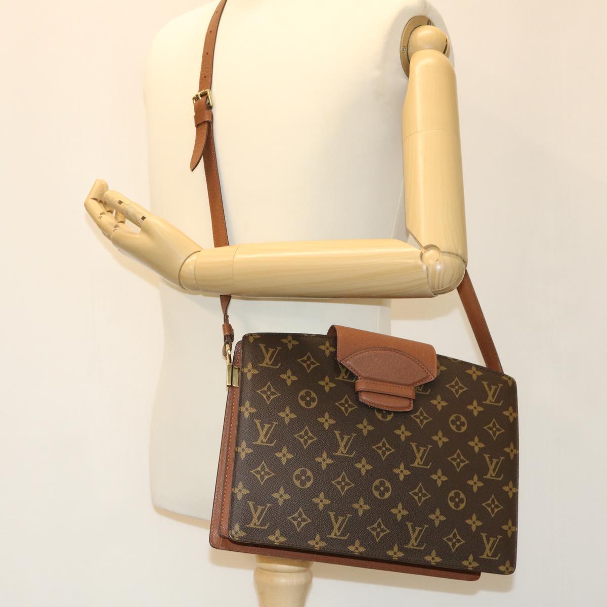 LOUIS VUITTON Monogram Kurcell Shoulder Bag M51375 LV Auth ep319