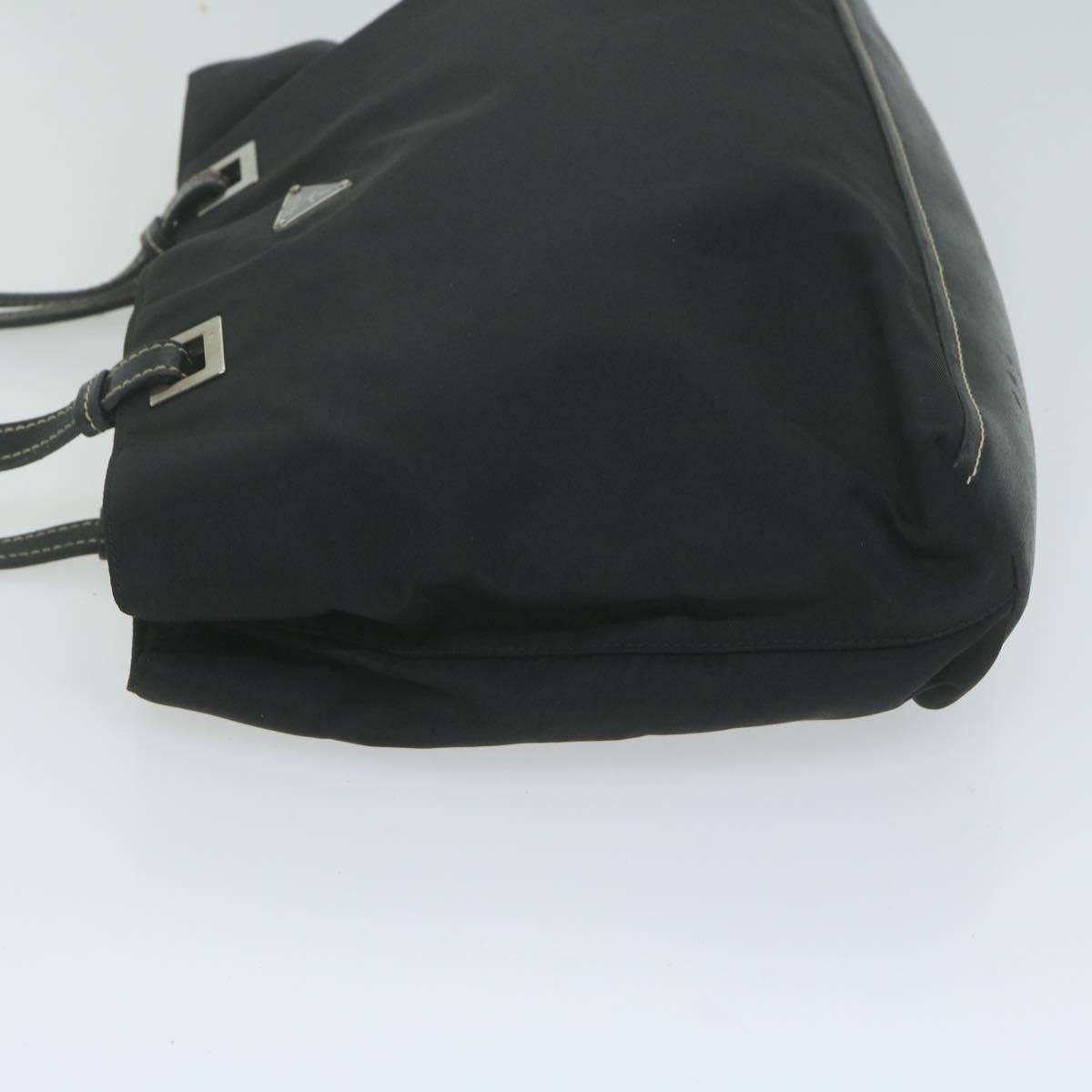 PRADA Hand Bag Nylon Black Auth ep3194