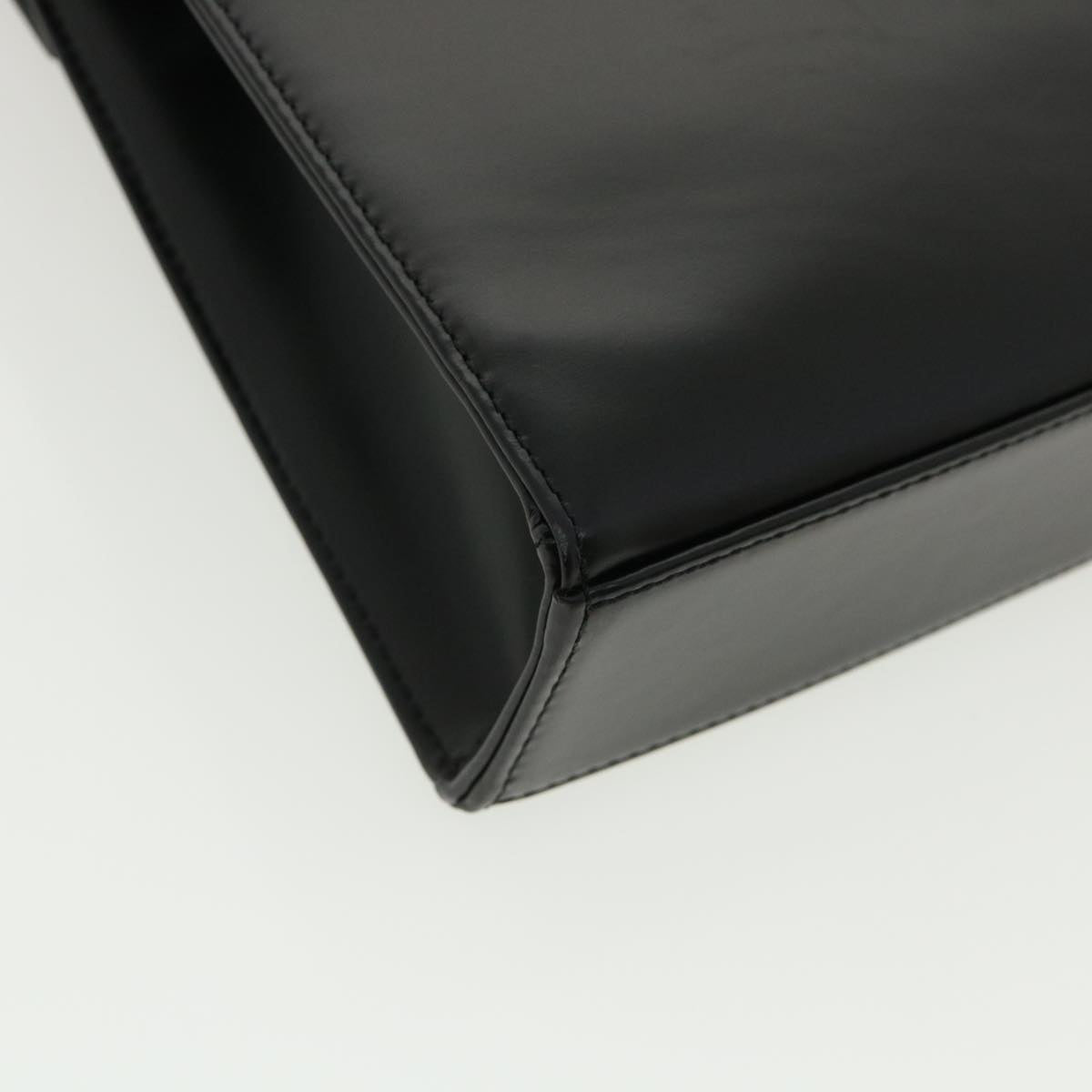 LOUIS VUITTON Opera line Delph Shoulder Bag Leather Black M63932 LV Auth ep456