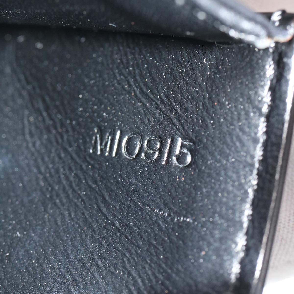 LOUIS VUITTON Opera line Delph Shoulder Bag Leather Black M63932 LV Auth ep456