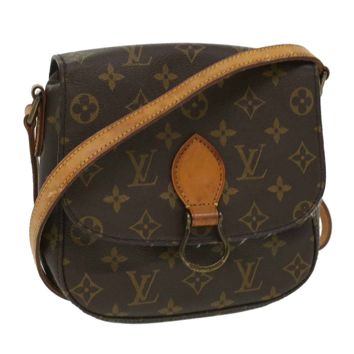 LOUIS VUITTON Monogram Saint Cloud MM Shoulder Bag M51243 LV Auth ep471