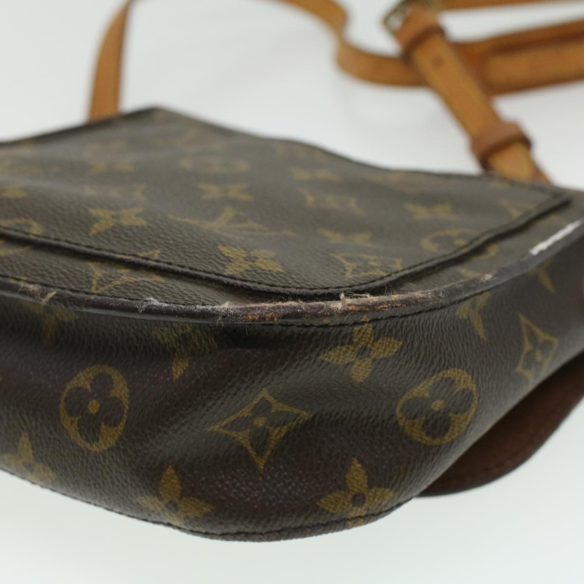 LOUIS VUITTON Monogram Saint Cloud MM Shoulder Bag M51243 LV Auth ep471