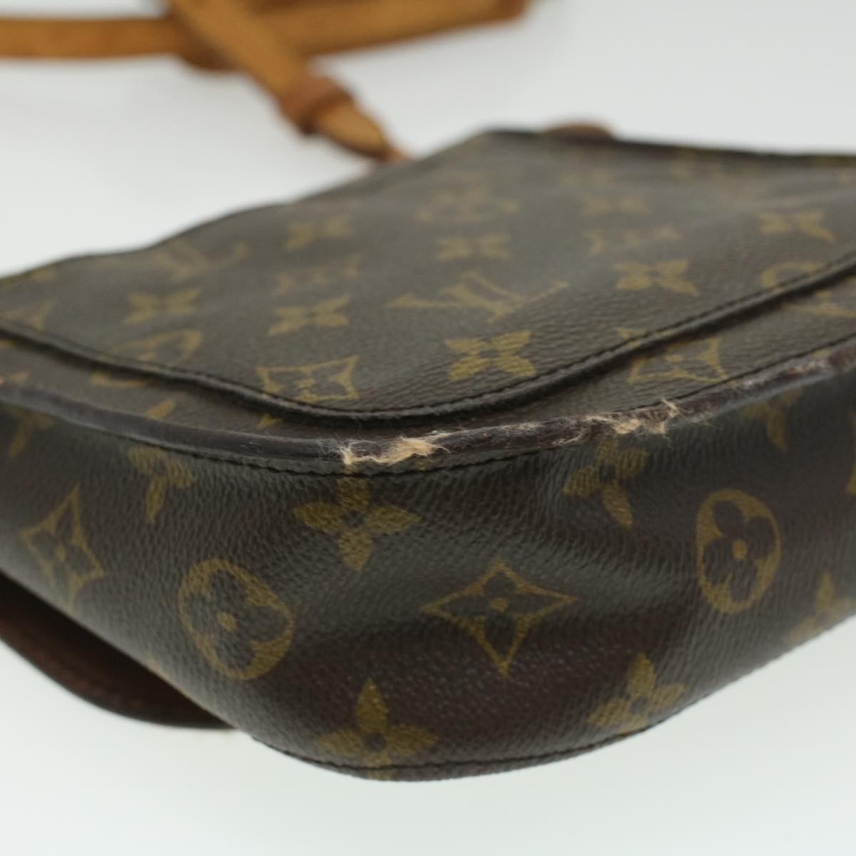 LOUIS VUITTON Monogram Saint Cloud MM Shoulder Bag M51243 LV Auth ep471