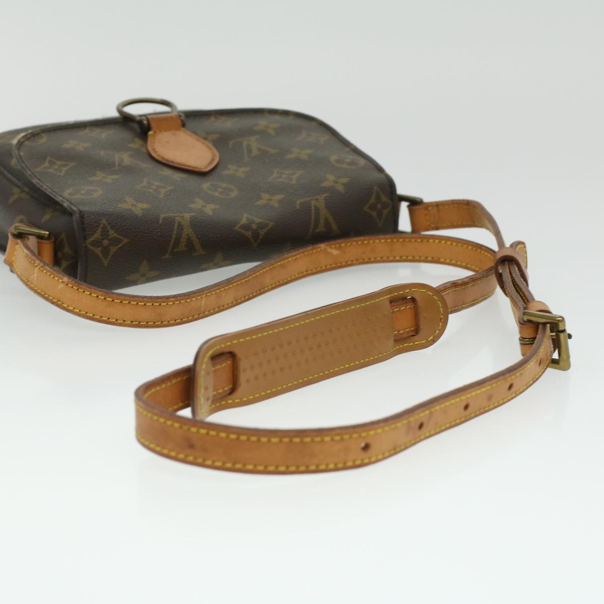 LOUIS VUITTON Monogram Saint Cloud MM Shoulder Bag M51243 LV Auth ep471