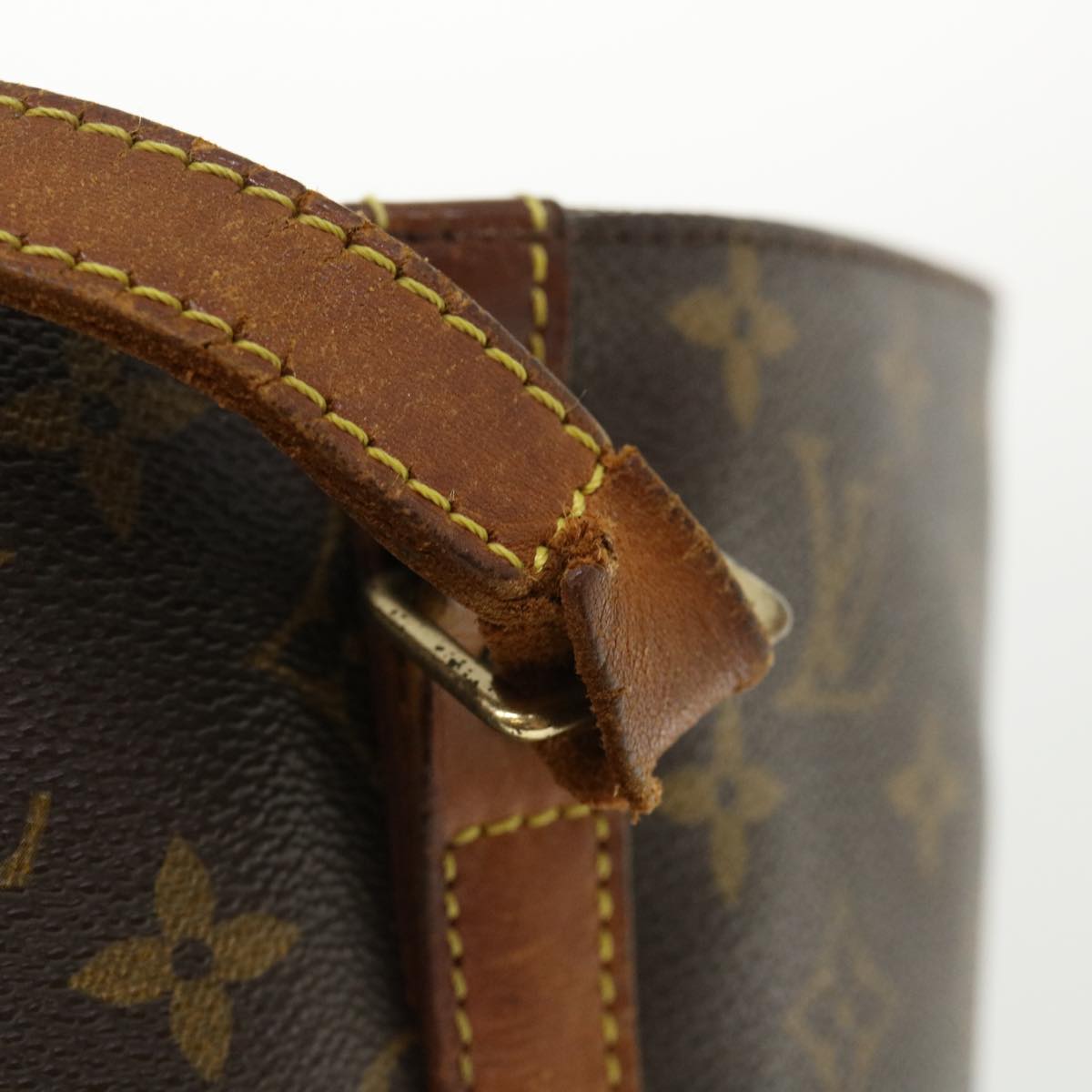 LOUIS VUITTON Monogram Sac Shopping Tote Bag M51108 LV Auth ep480