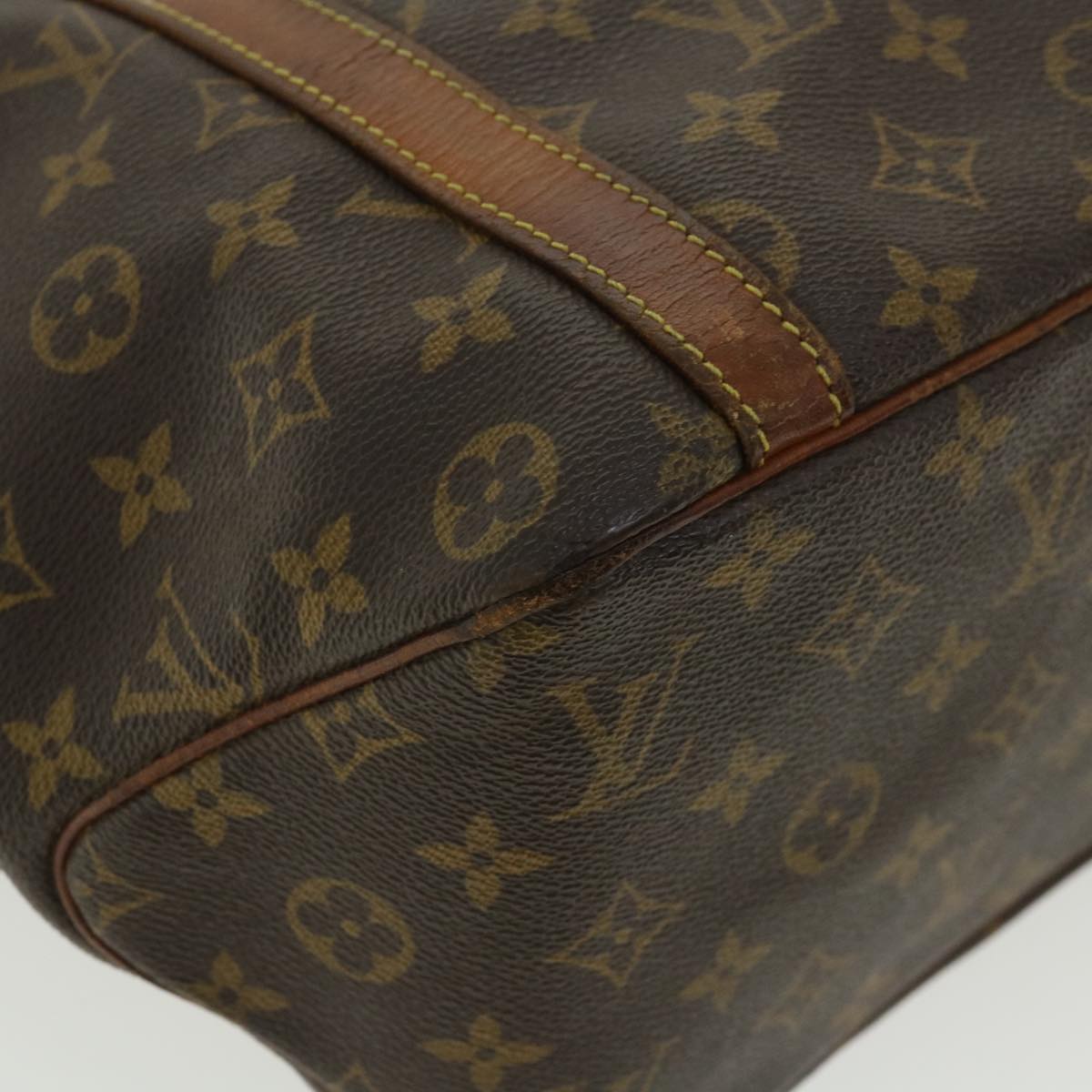 LOUIS VUITTON Monogram Sac Shopping Tote Bag M51108 LV Auth ep480