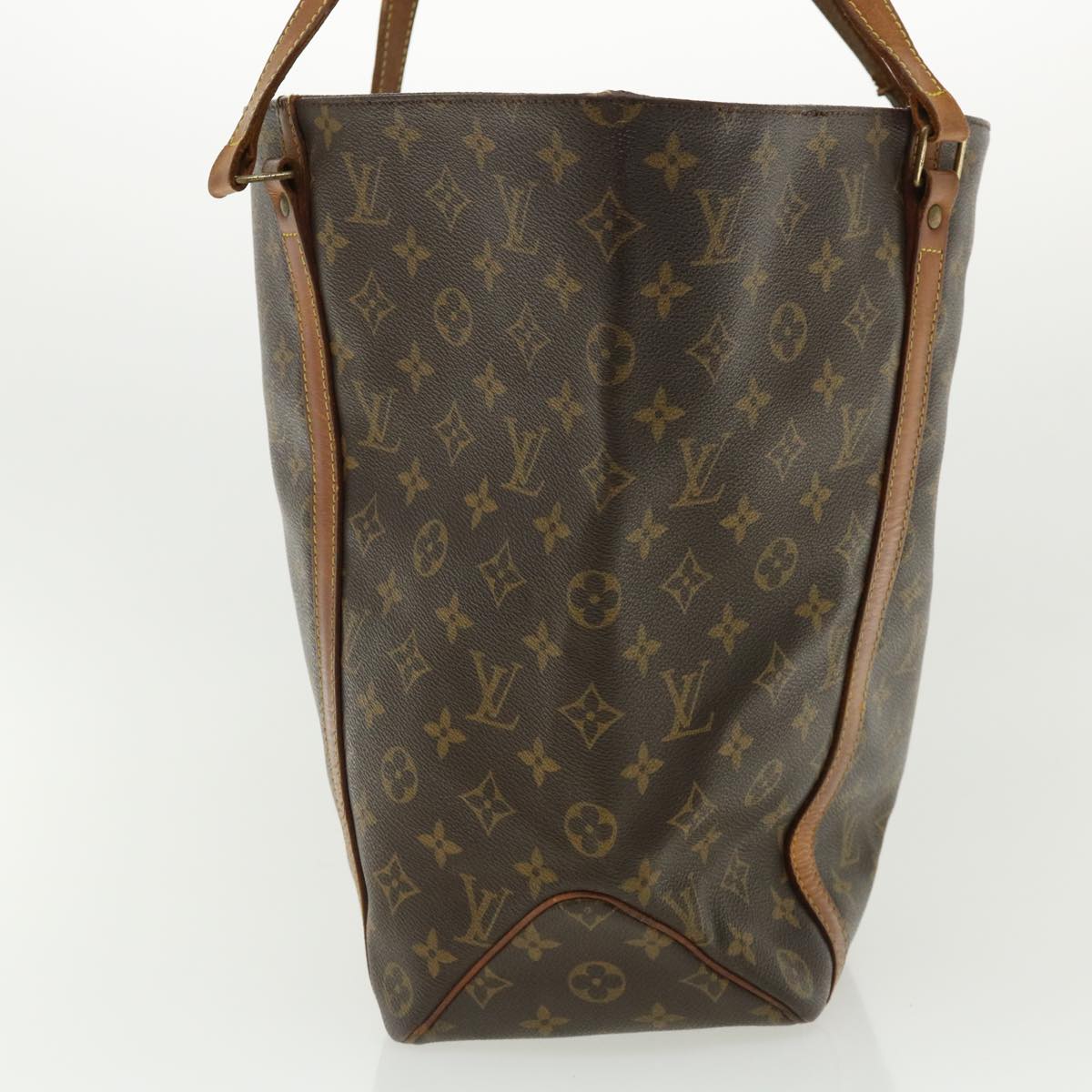 LOUIS VUITTON Monogram Sac Shopping Tote Bag M51108 LV Auth ep480