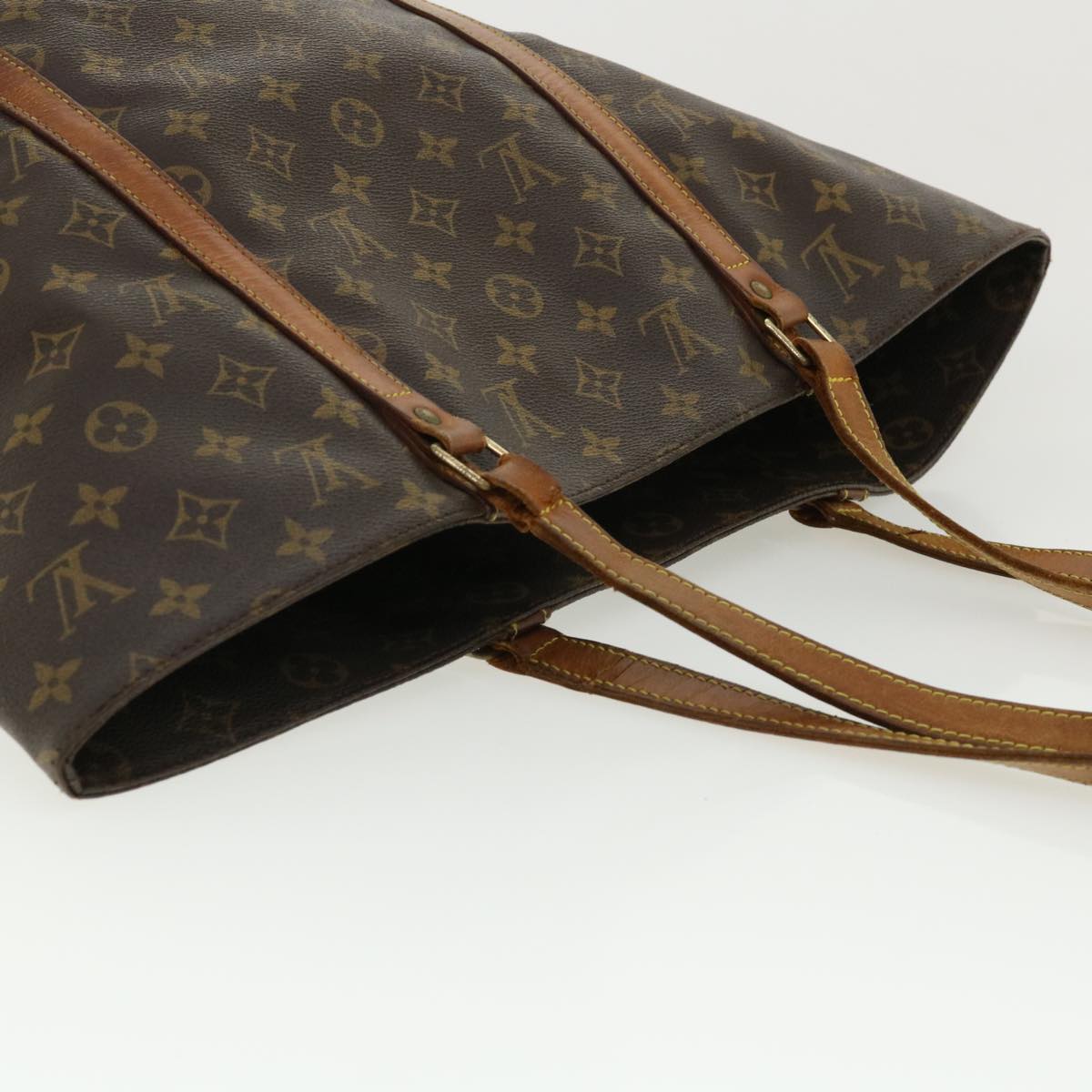 LOUIS VUITTON Monogram Sac Shopping Tote Bag M51108 LV Auth ep480