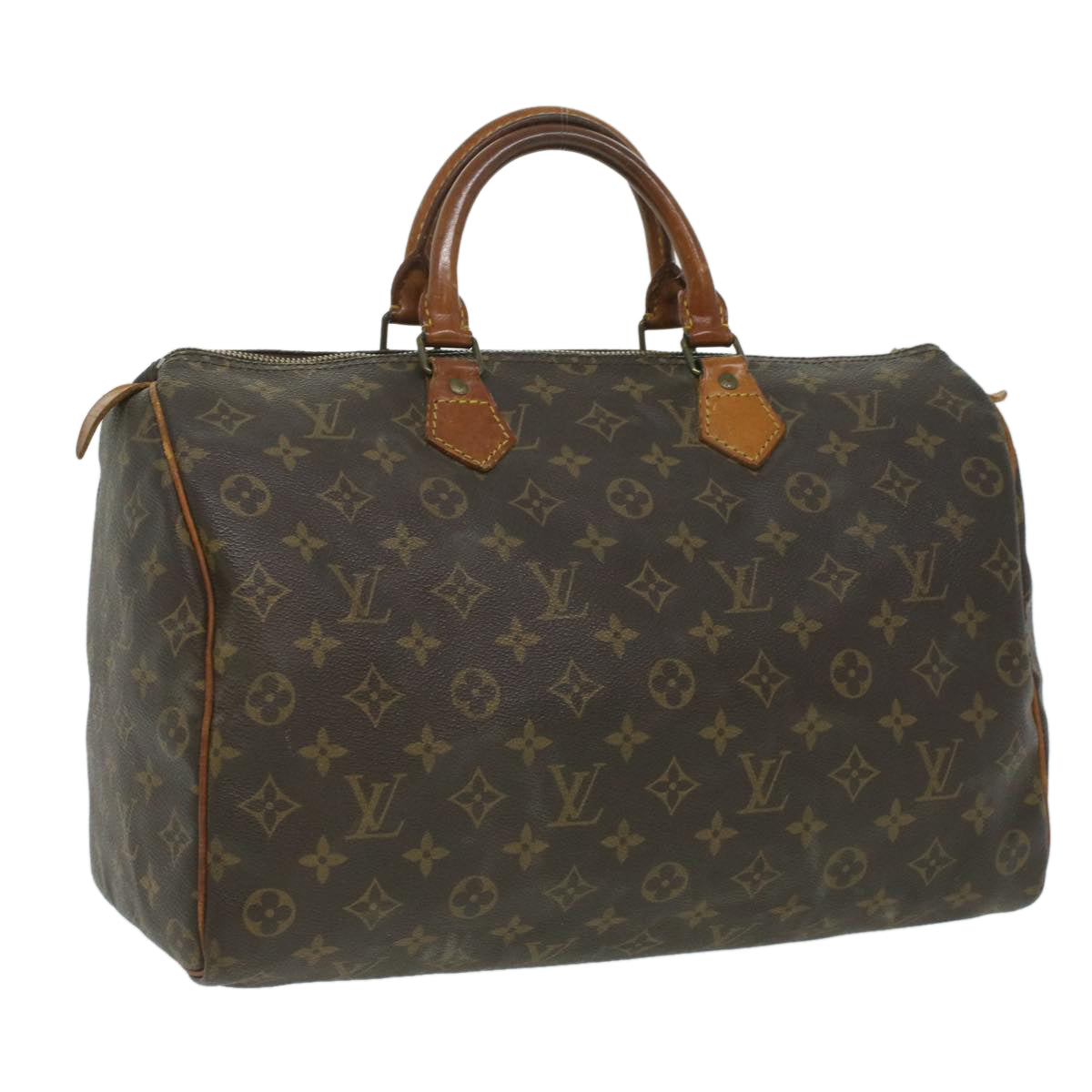 LOUIS VUITTON Monogram Speedy 35 Hand Bag M41524 LV Auth ep482