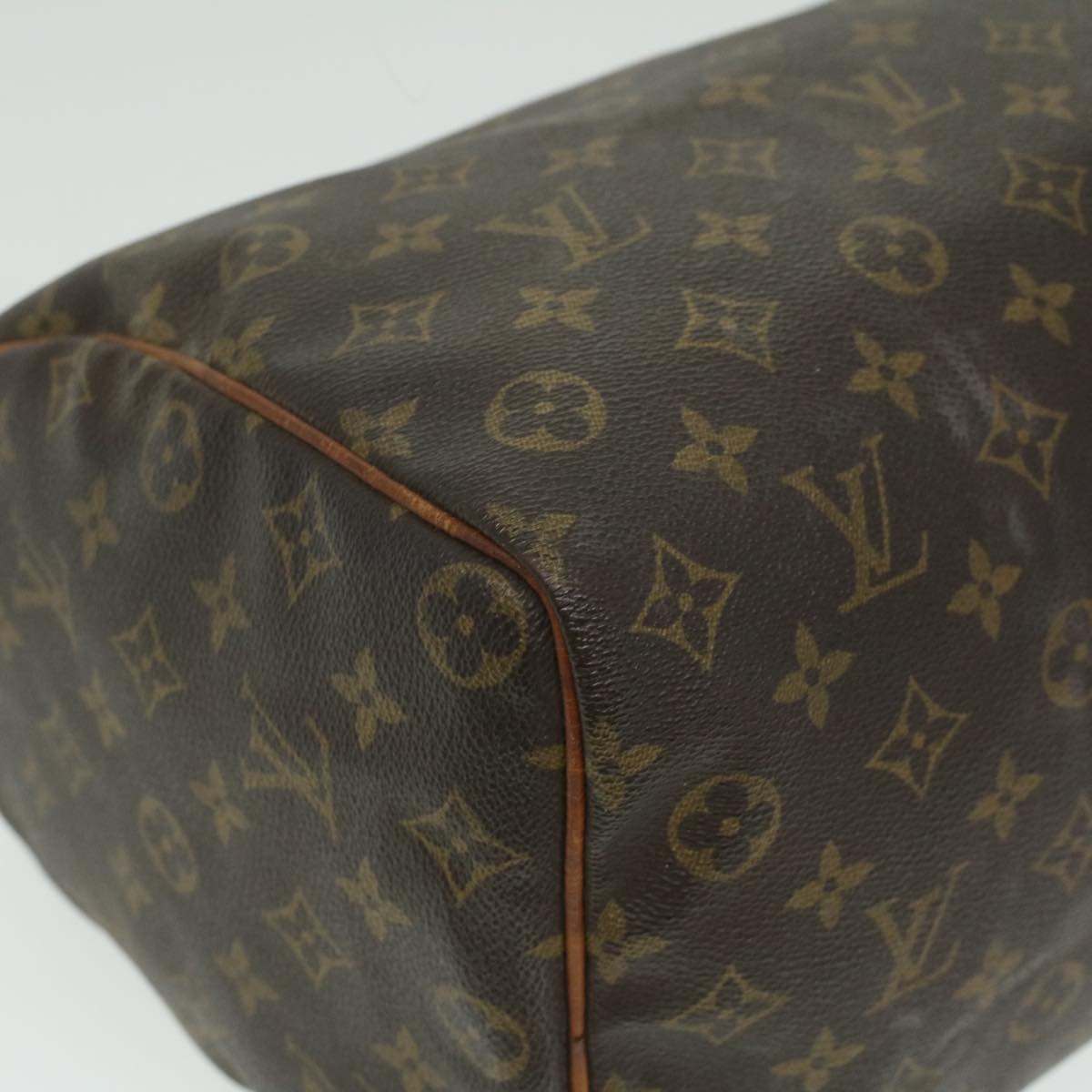 LOUIS VUITTON Monogram Speedy 35 Hand Bag M41524 LV Auth ep482