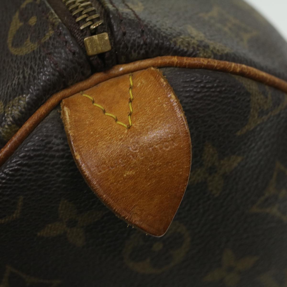 LOUIS VUITTON Monogram Speedy 35 Hand Bag M41524 LV Auth ep482