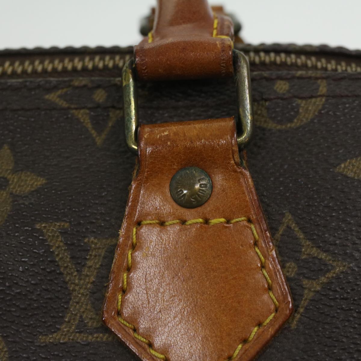 LOUIS VUITTON Monogram Speedy 35 Hand Bag M41524 LV Auth ep482