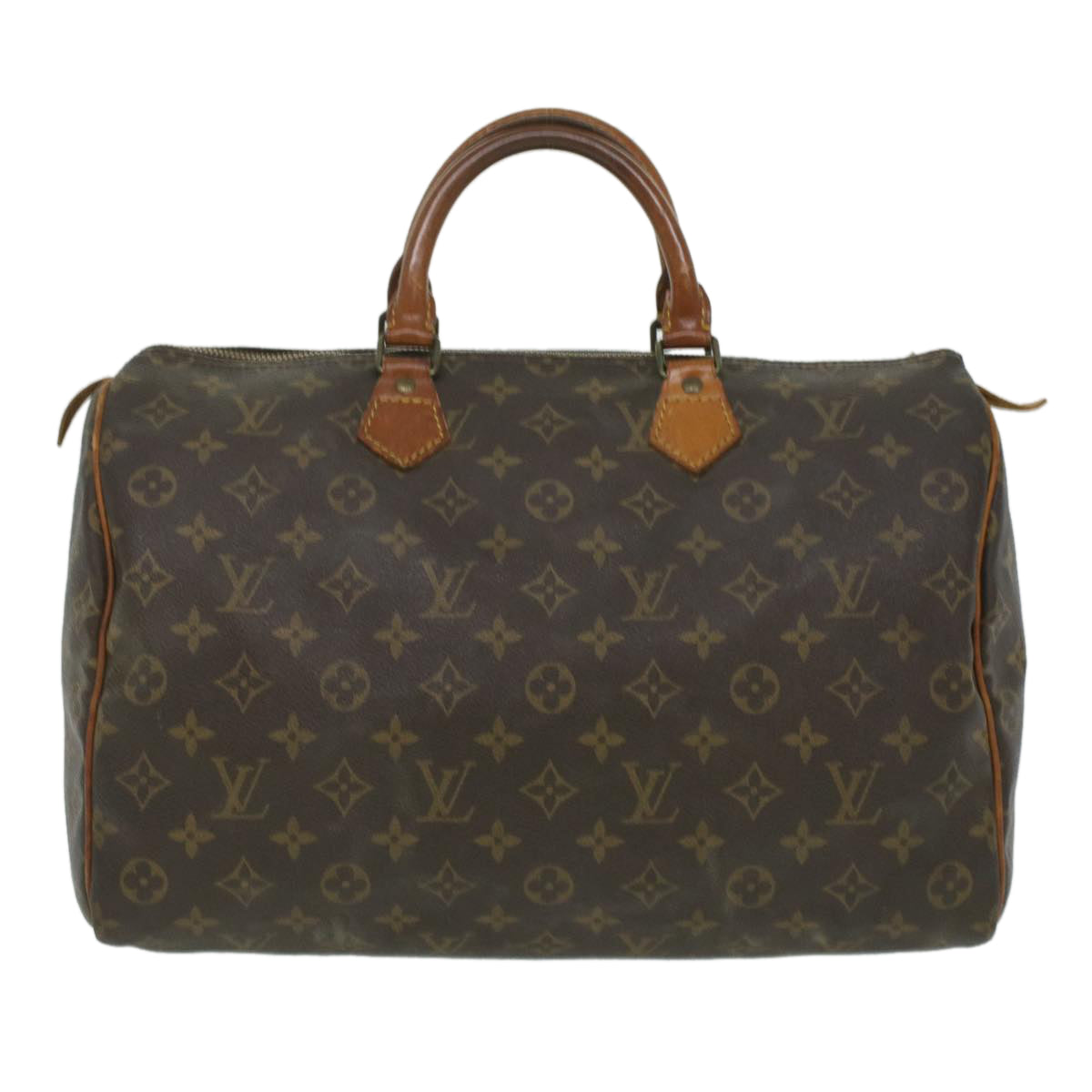 LOUIS VUITTON Monogram Speedy 35 Hand Bag M41524 LV Auth ep482