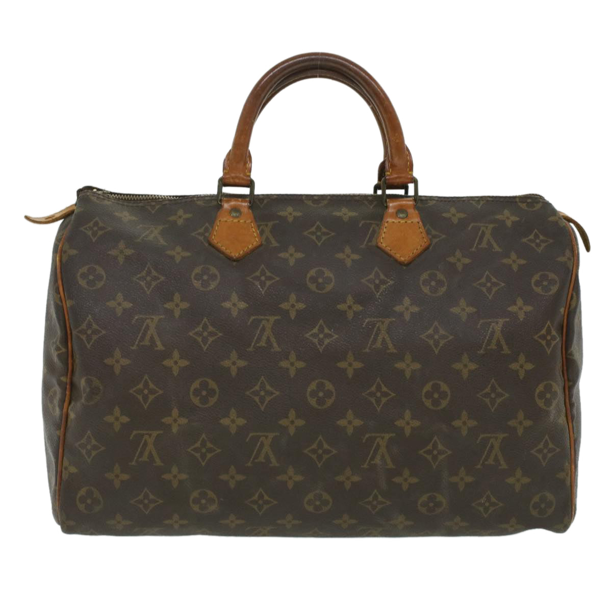 LOUIS VUITTON Monogram Speedy 35 Hand Bag M41524 LV Auth ep482