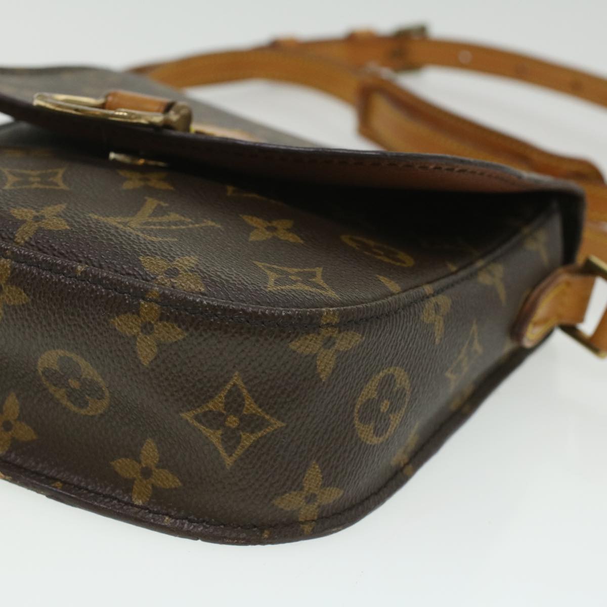 LOUIS VUITTON Monogram Saint Cloud PM Shoulder Bag M51244 LV Auth ep488