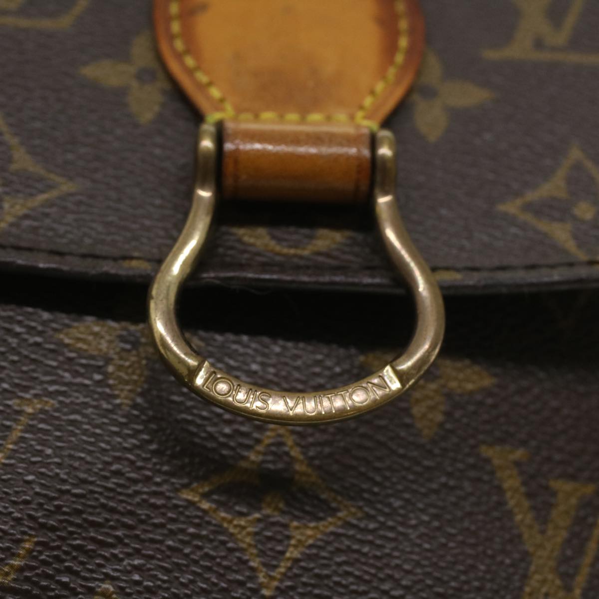 LOUIS VUITTON Monogram Saint Cloud PM Shoulder Bag M51244 LV Auth ep488