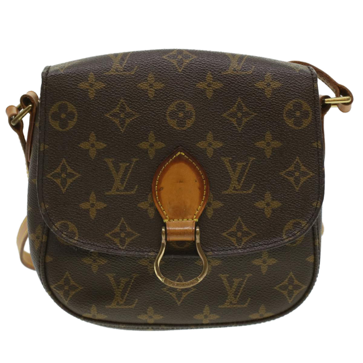 LOUIS VUITTON Monogram Saint Cloud PM Shoulder Bag M51244 LV Auth ep488