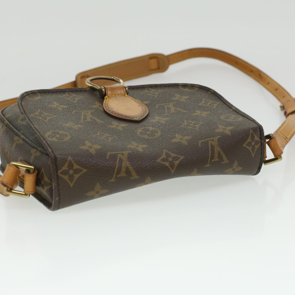 LOUIS VUITTON Monogram Saint Cloud PM Shoulder Bag M51244 LV Auth ep488