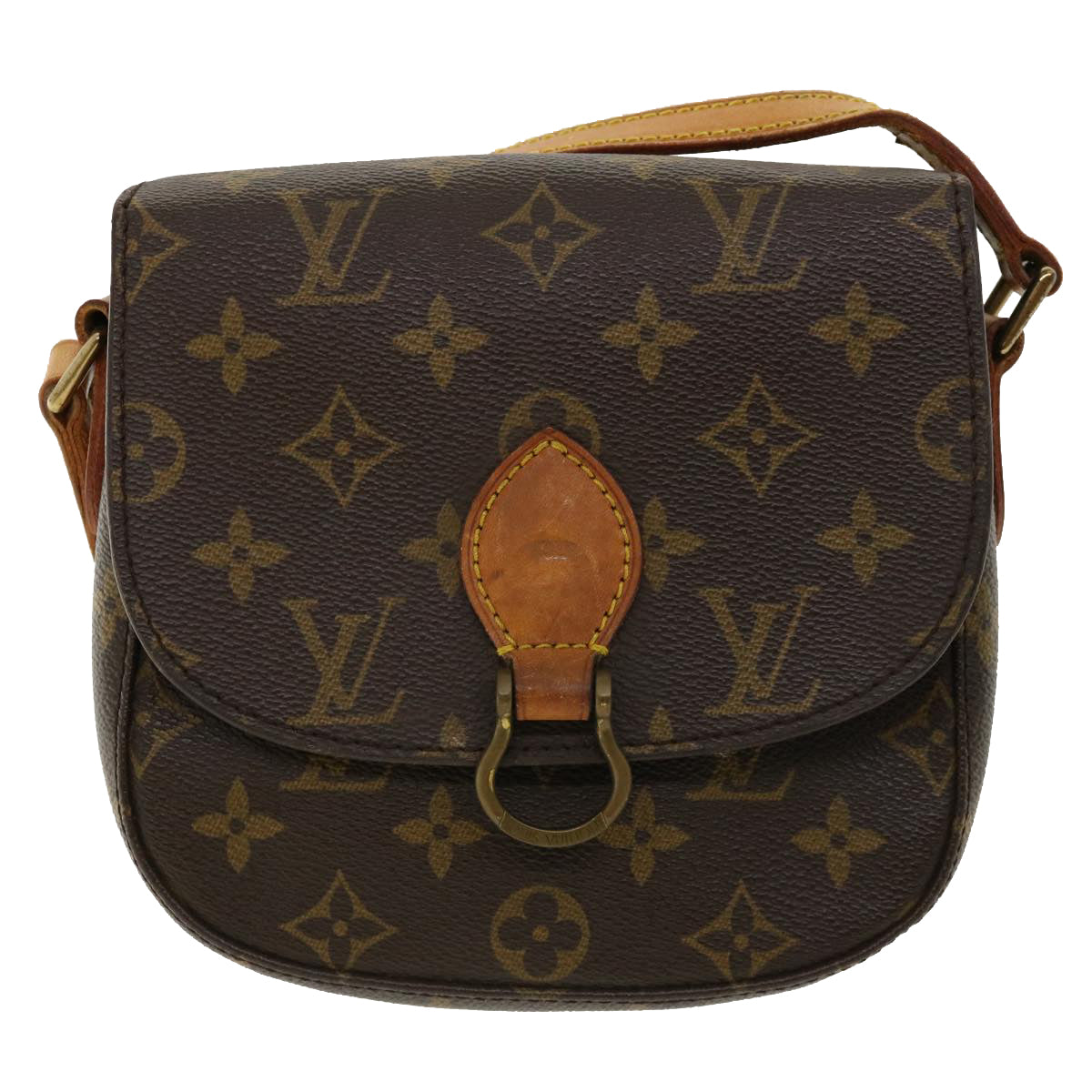 LOUIS VUITTON Monogram Saint Cloud PM Shoulder Bag M51244 LV Auth ep535