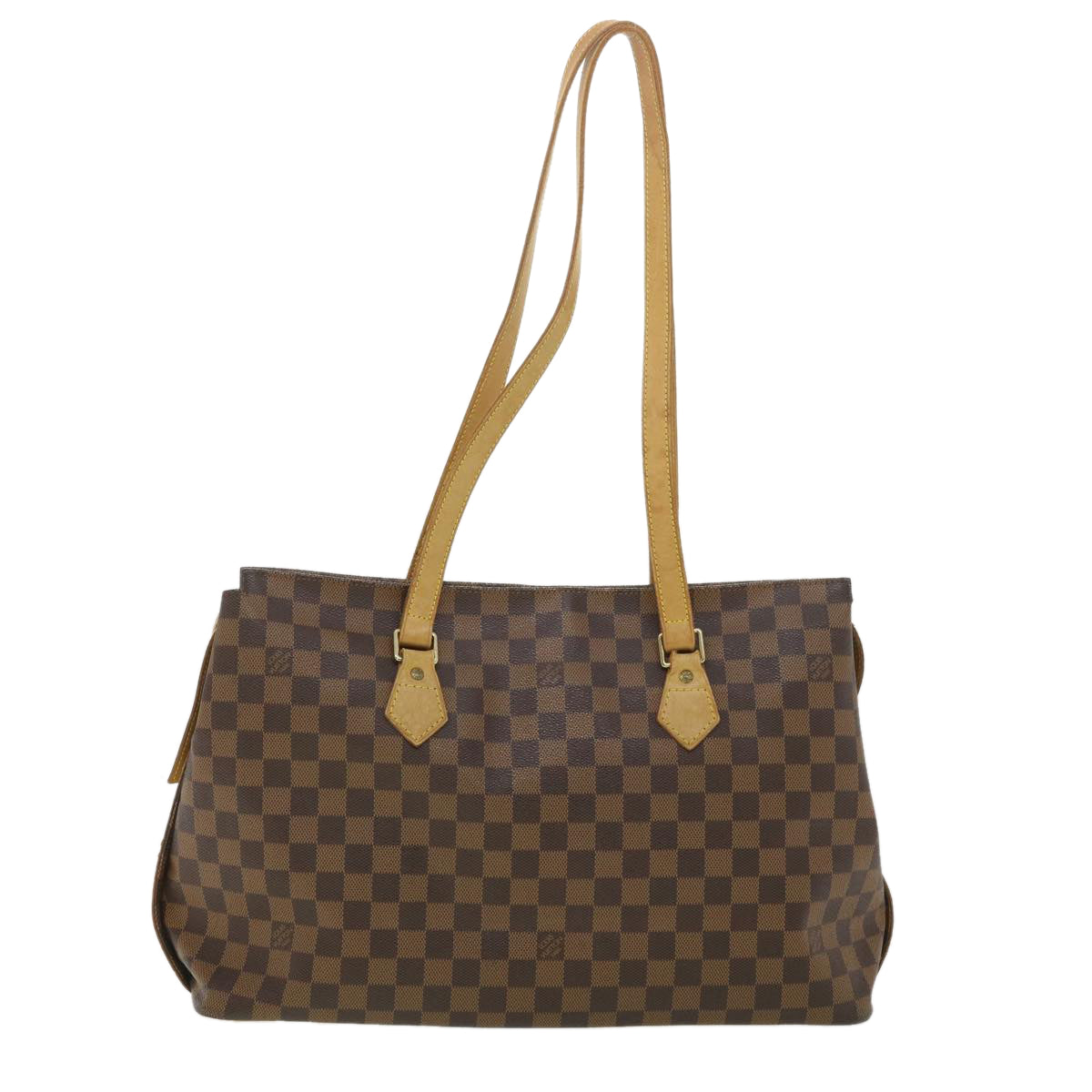 LOUIS VUITTON Damier Ebene Colombine Tote Bag M99037 LV Auth ep557