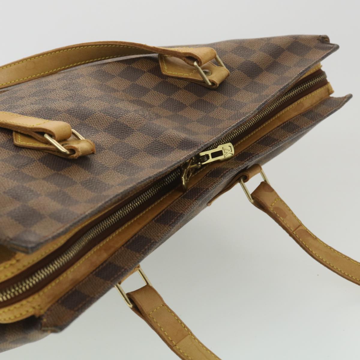 LOUIS VUITTON Damier Ebene Colombine Tote Bag M99037 LV Auth ep557