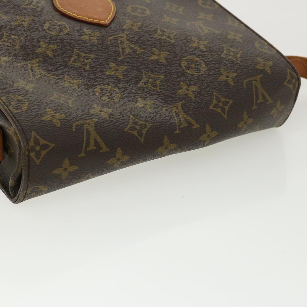 LOUIS VUITTON Monogram Cartouchiere GM Shoulder Bag M51252 LV Auth ep599