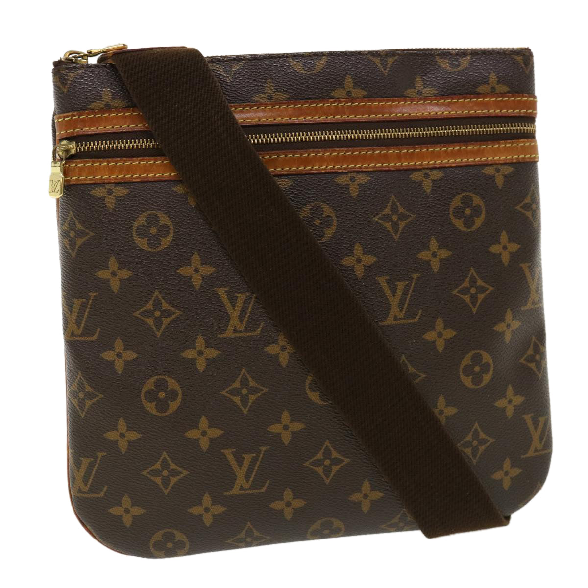 LOUIS VUITTON Monogram Pochette Bosphore Shoulder Bag M40044 LV Auth ep601