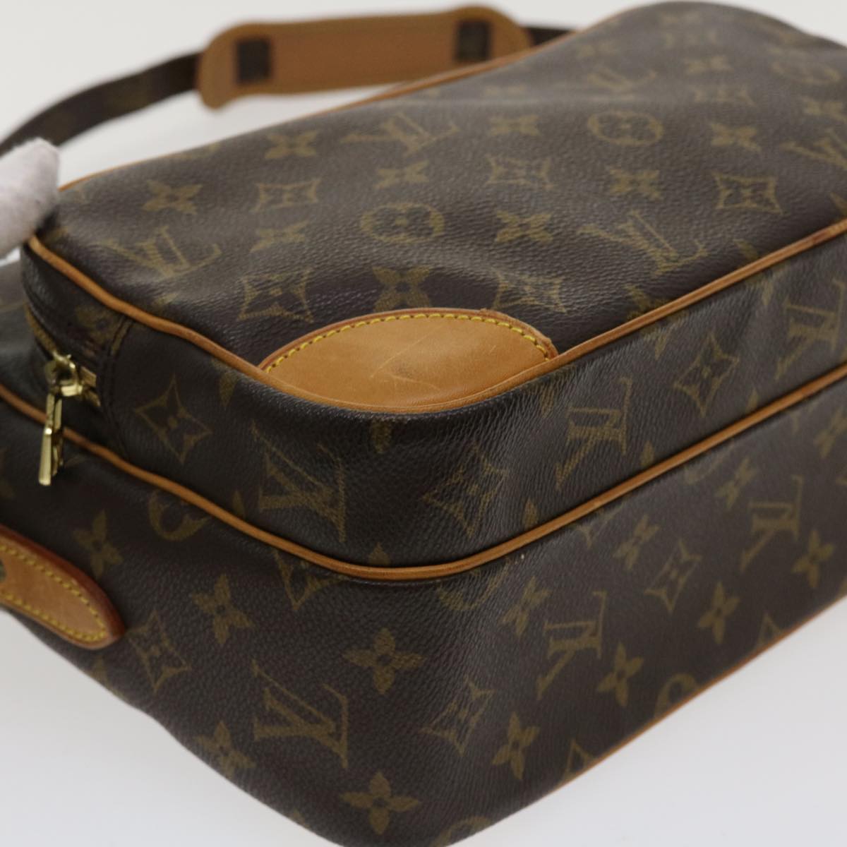 LOUIS VUITTON Monogram Nile Shoulder Bag M45244 LV Auth ep613