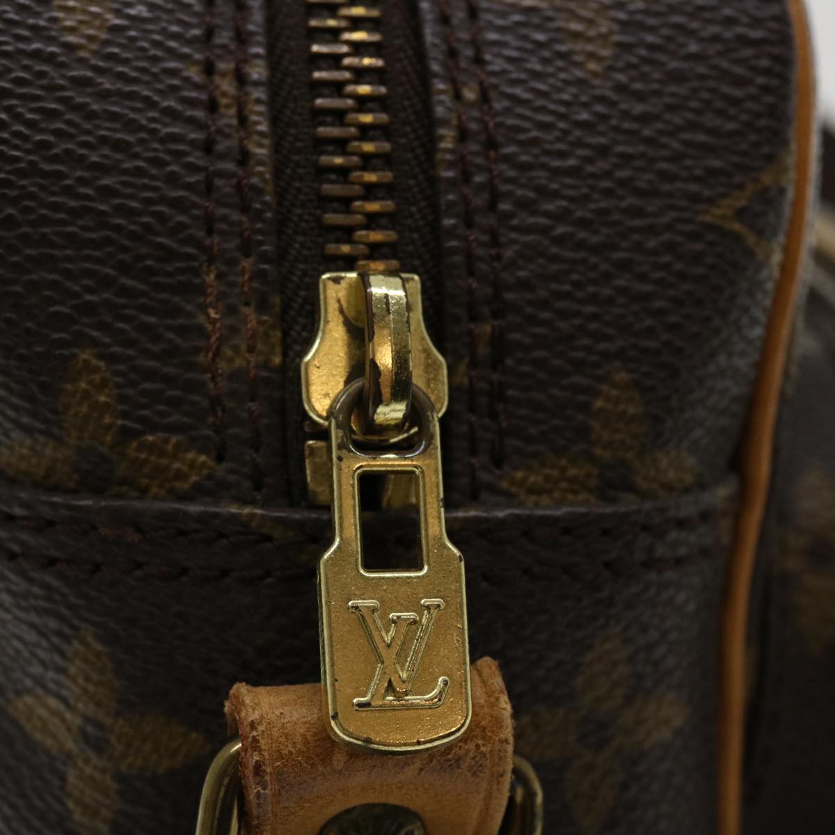 LOUIS VUITTON Monogram Nile Shoulder Bag M45244 LV Auth ep613