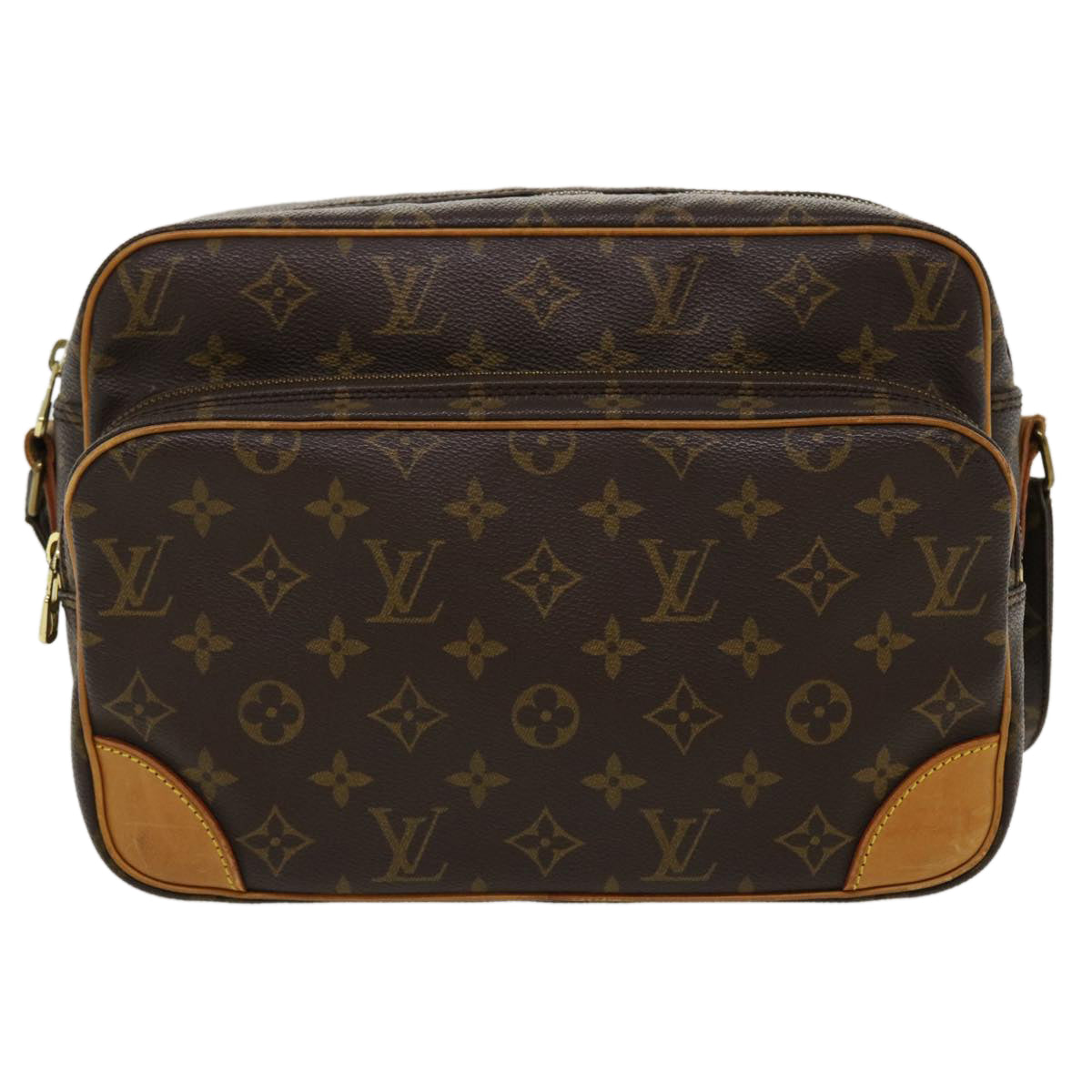 LOUIS VUITTON Monogram Nile Shoulder Bag M45244 LV Auth ep613