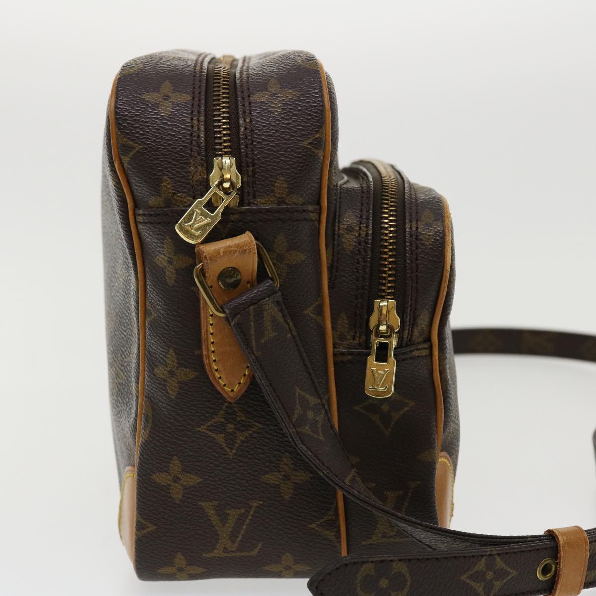 LOUIS VUITTON Monogram Nile Shoulder Bag M45244 LV Auth ep613