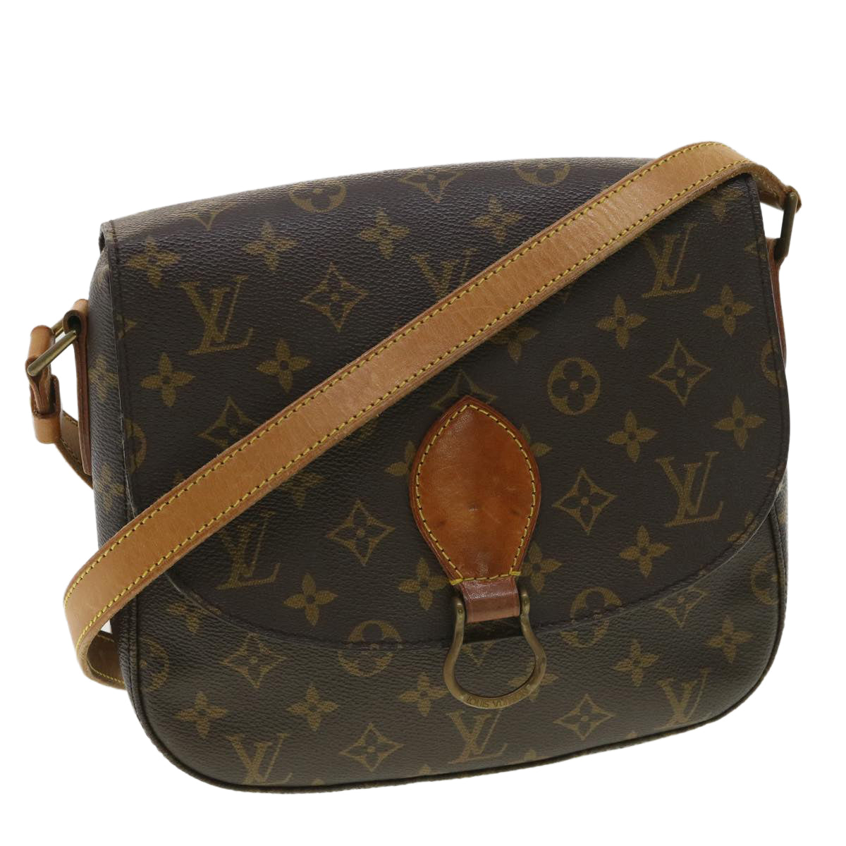 LOUIS VUITTON Monogram Saint Cloud GM Shoulder Bag M51242 LV Auth ep638