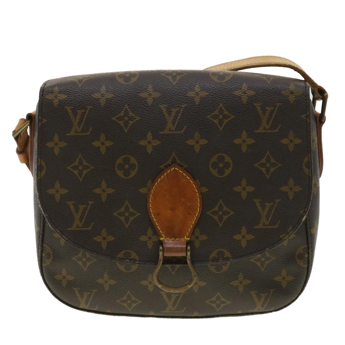 LOUIS VUITTON Monogram Saint Cloud GM Shoulder Bag M51242 LV Auth ep638