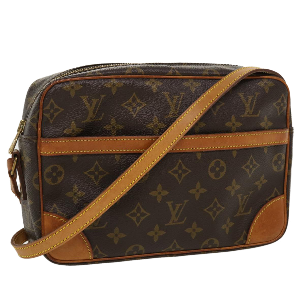 LOUIS VUITTON Monogram Trocadero 27 Shoulder Bag M51274 LV Auth ep649