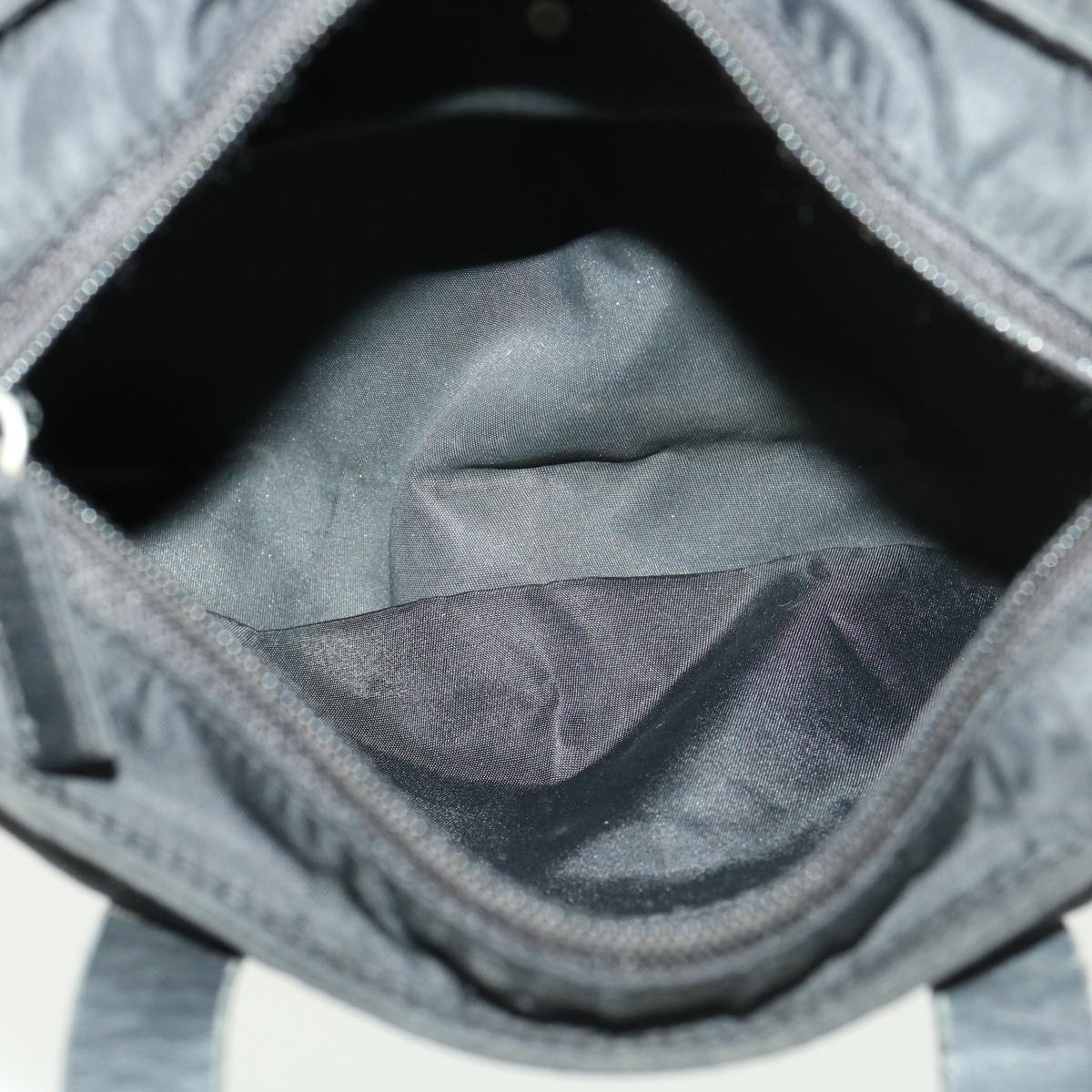 PRADA Hand Bag Nylon Black Auth ep814